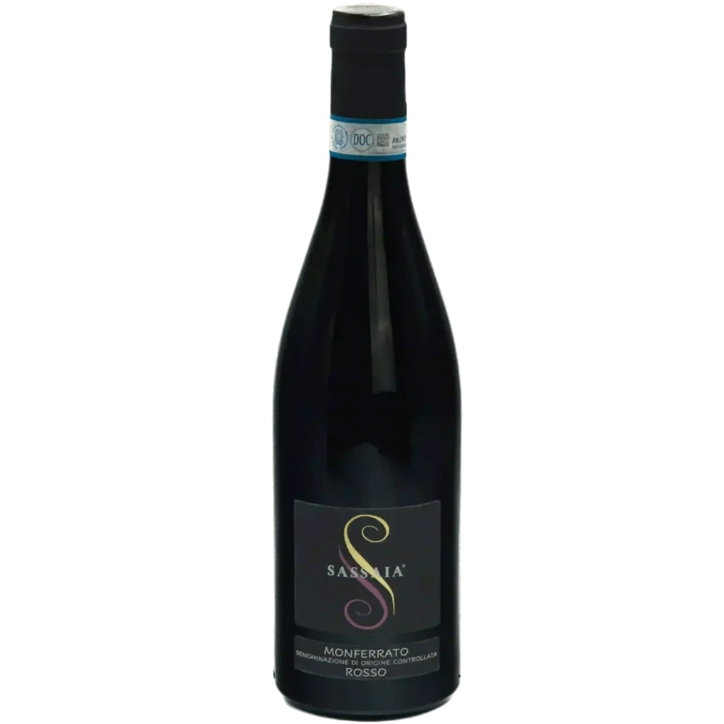 Bottle of Monferrato Rosso Italian Wine.